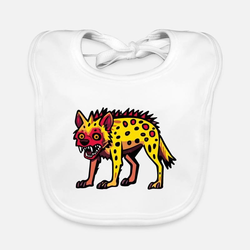 Hyäne Halloween Comic Lustig Baby Bio-Lätzchen