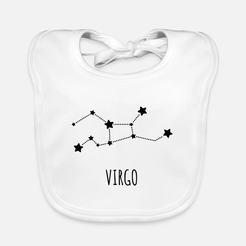 Sternzeichen Jungfrau Baby Bio-Lätzchen