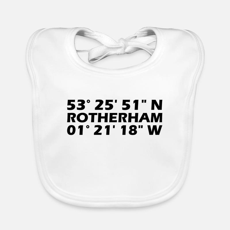 Rotherham Coordinates Organic Baby Bibs