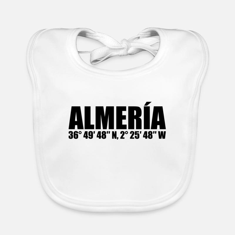 Almería Coordinates Organic Baby Bibs