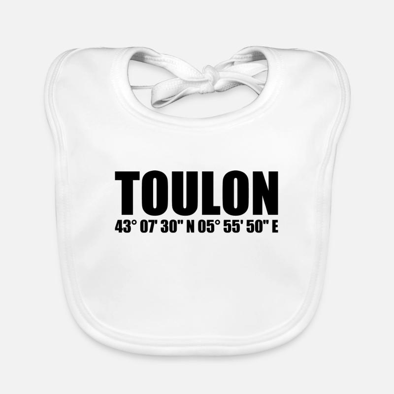 Toulon Coordinates Organic Baby Bibs