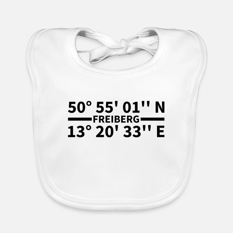 Freiberg Coordinates Organic Baby Bibs