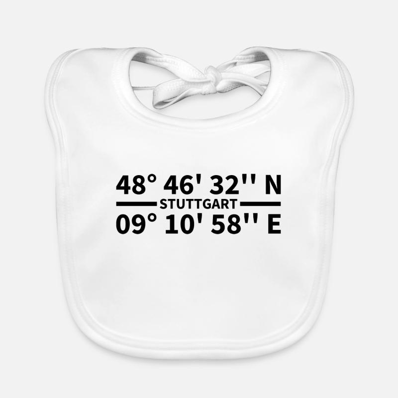 Stuttgart coordinates Organic Baby Bibs