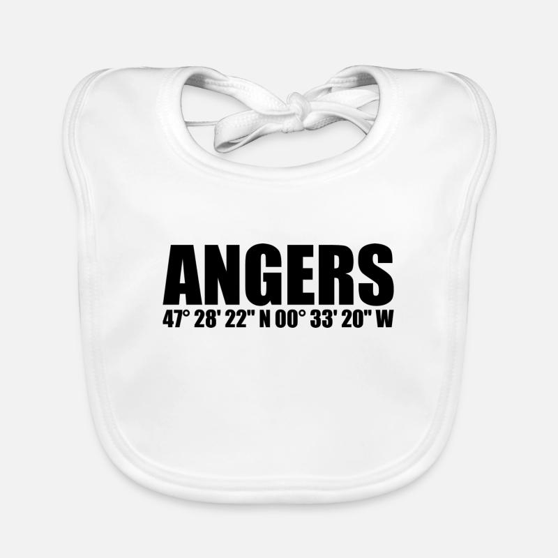 Angers coordinates Organic Baby Bibs