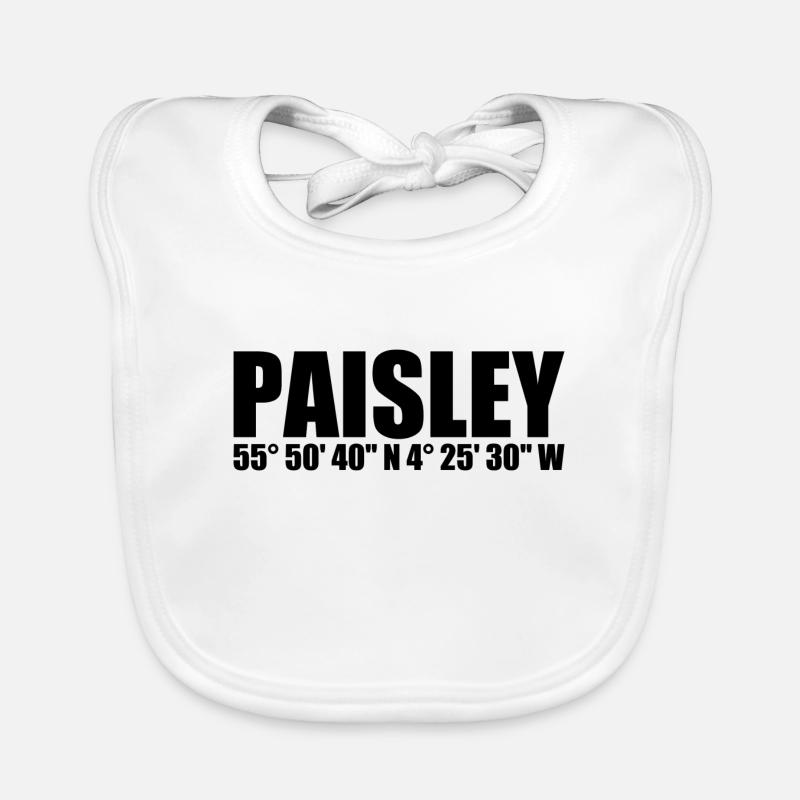 Paisley coordinates Organic Baby Bibs