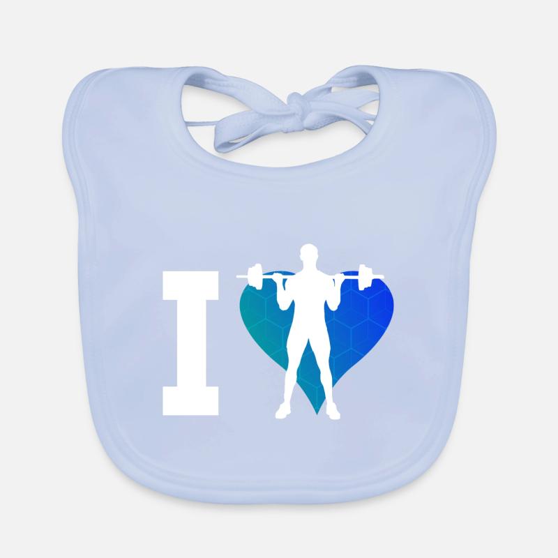 Women's Endurance Training Strength Training Weightlifting Organic Baby Bibs