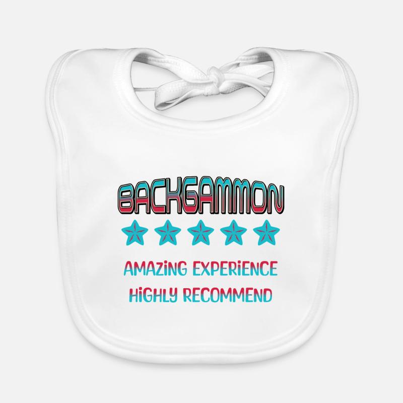 Backgammon Amazing Experience Highly Recommend Organic Baby Bibs