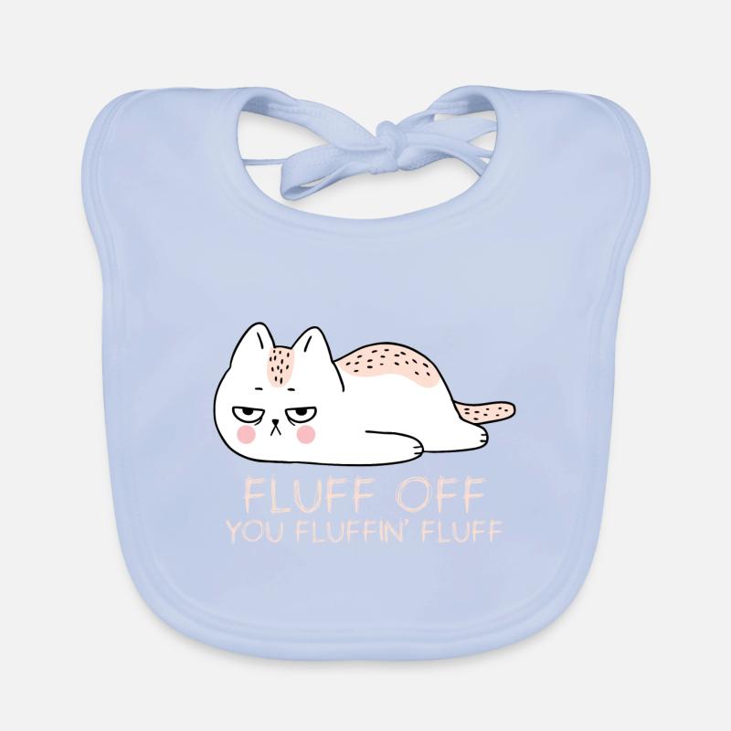 Chat Bavoir bio Bébé