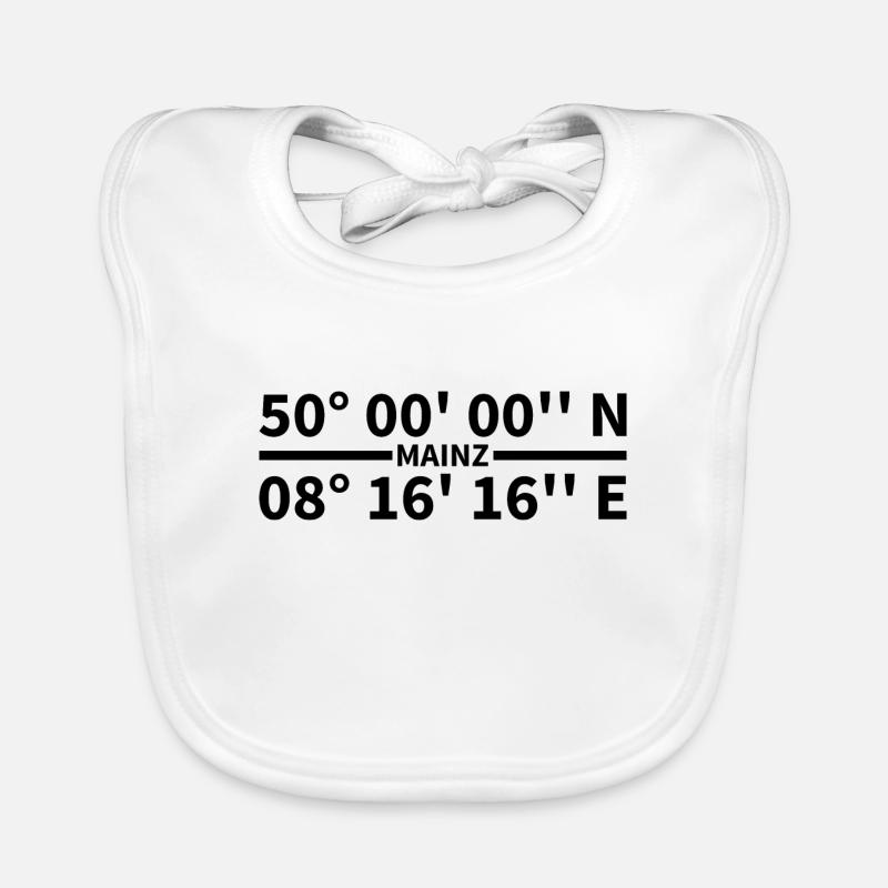 Mainz coordinates Organic Baby Bibs