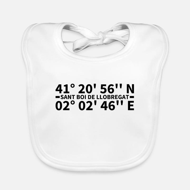 Sant Boi de Llobregat coordinates Organic Baby Bibs