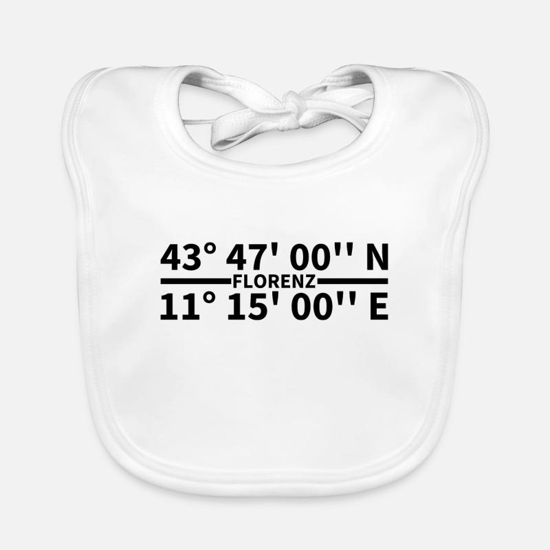 Florence coordinates Organic Baby Bibs