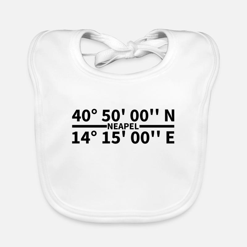 Naples coordinates Organic Baby Bibs