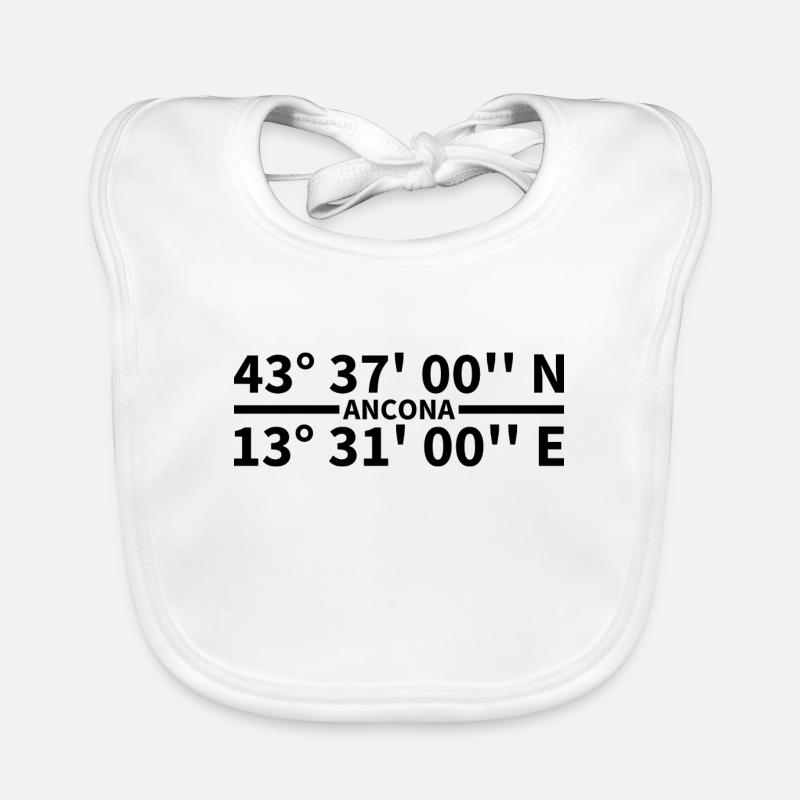 Ancona coordinates Organic Baby Bibs