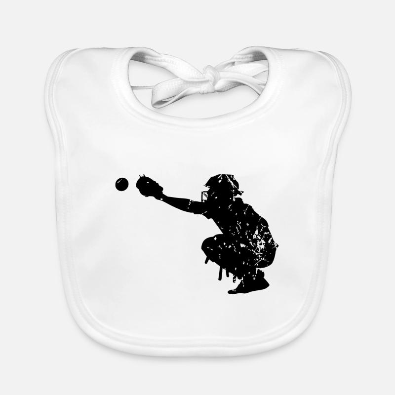 Base-ball Bavoir bio Bébé