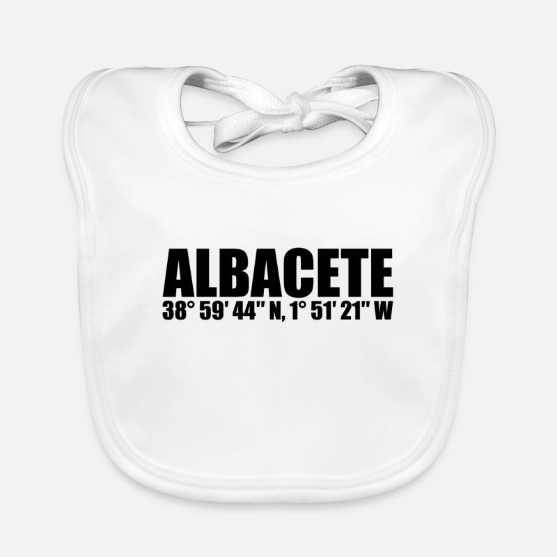 Albacete coordinates Organic Baby Bibs