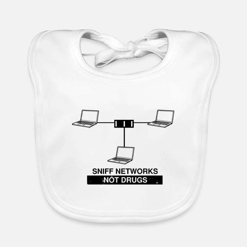 Cybersecurity Design für Hacker und Cyber Security Baby Bio-Lätzchen