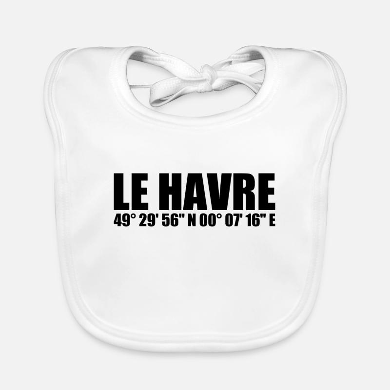 Le Havre Coordinates Organic Baby Bibs