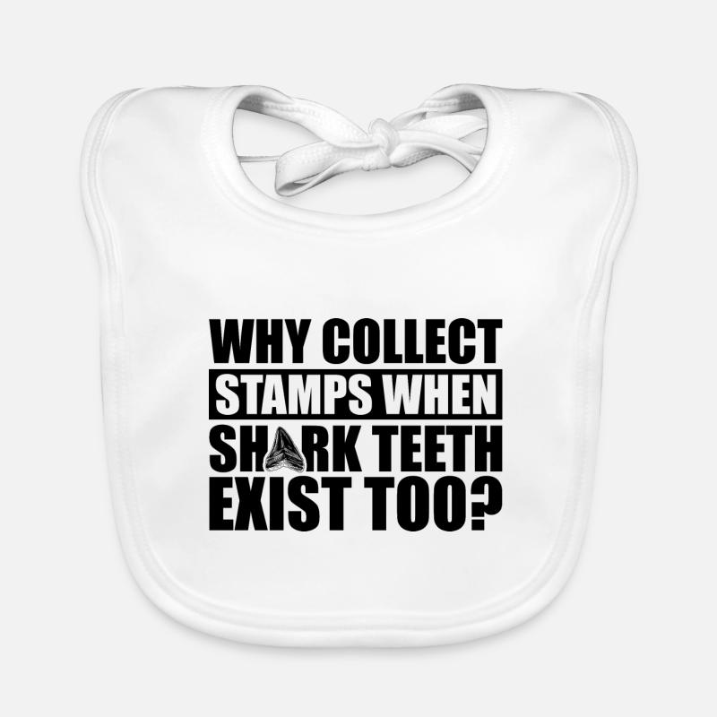 Collecter les dents de requin Bavoir bio Bébé