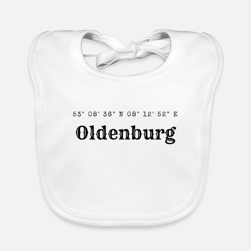 Oldenburg coordinates Organic Baby Bibs