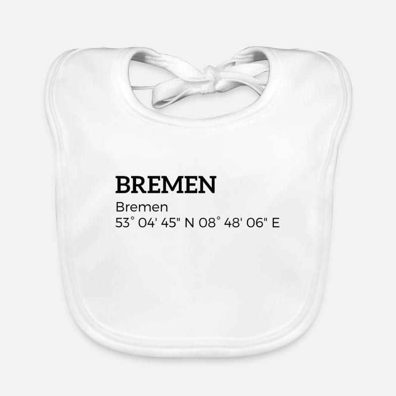 Brême Brême coordonnées Bavoir bio Bébé