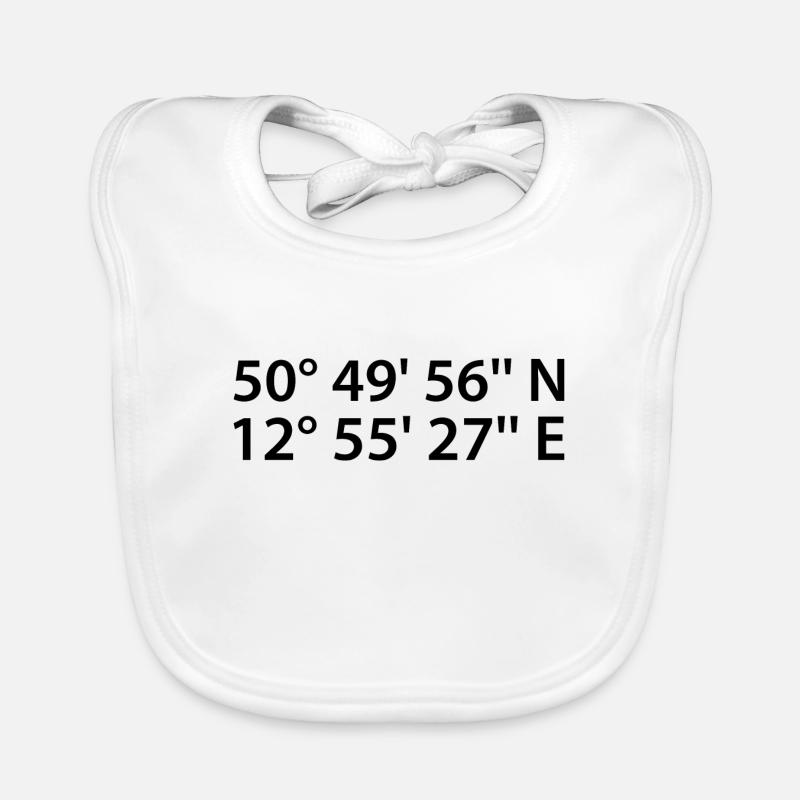 Chemnitz Coordinates Organic Baby Bibs