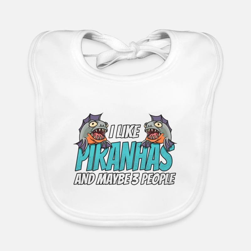 Piranha Geschenk Baby Bio-Lätzchen