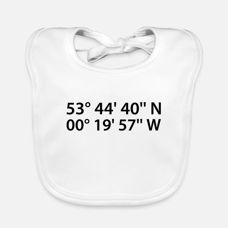 Kingston upon Hull Coordinates Organic Baby Bibs