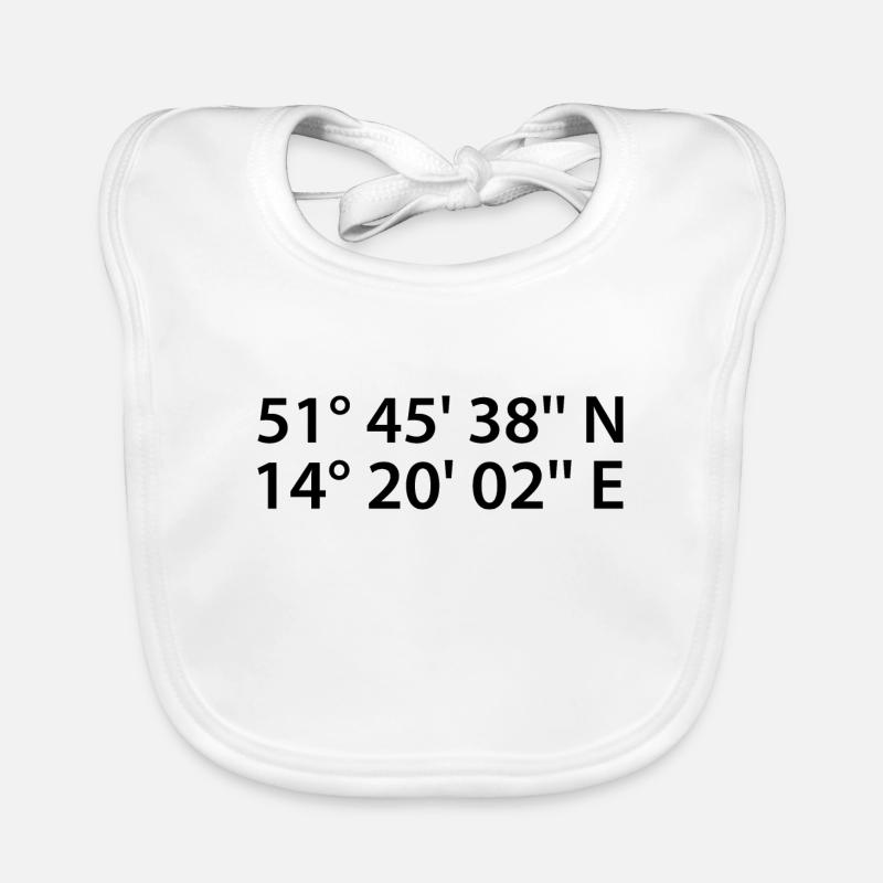 Cottbus coordinates Organic Baby Bibs
