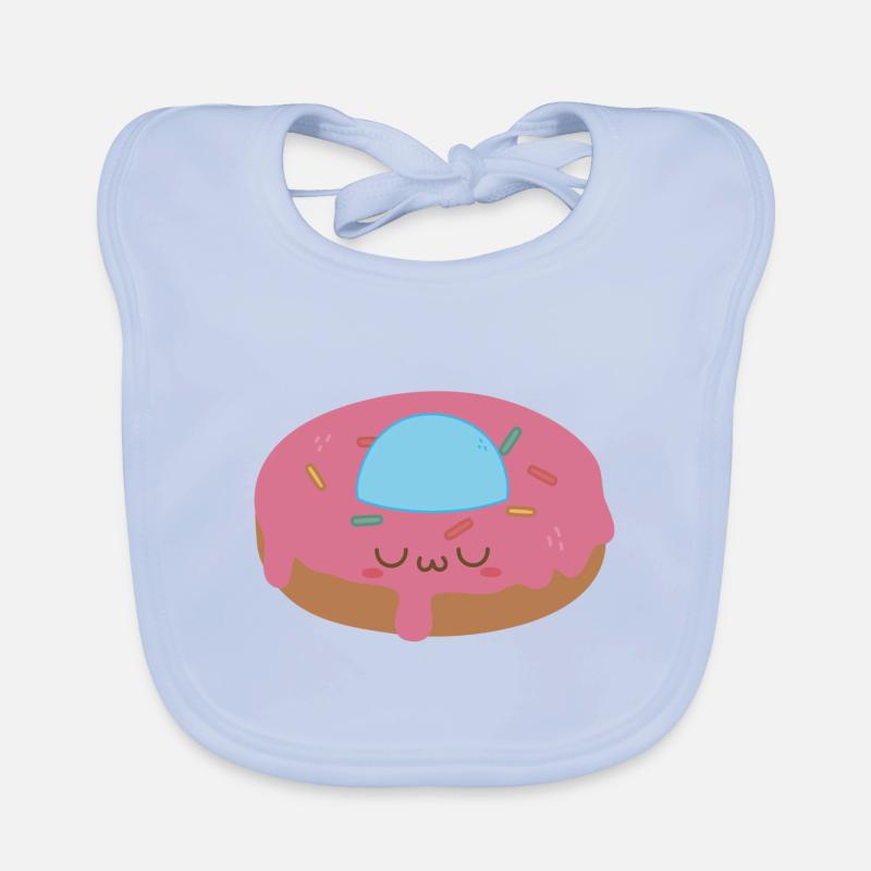 Ufo doughnut Organic Baby Bibs