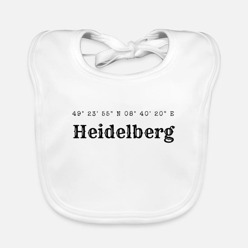 Heidelberg coordinates Organic Baby Bibs