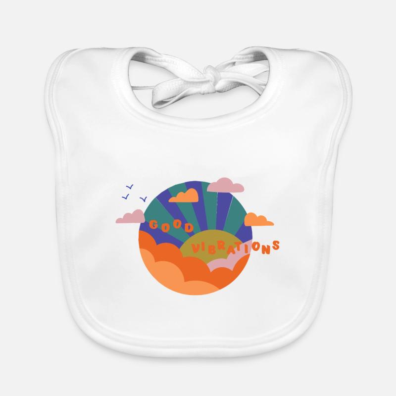 Good Vibrations - Gift Idea - Good Mood Organic Baby Bibs