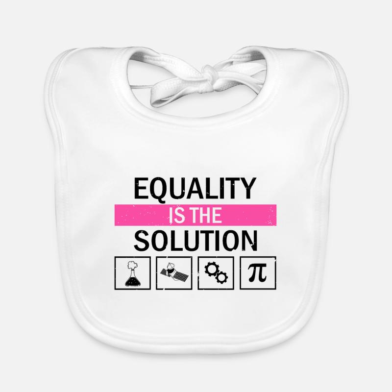 Professeur Steminist Designs for Equality Stem Bavoir bio Bébé
