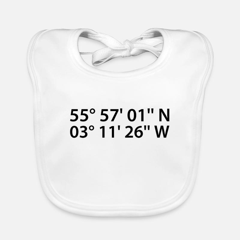 Edinburgh Coordinates Organic Baby Bibs