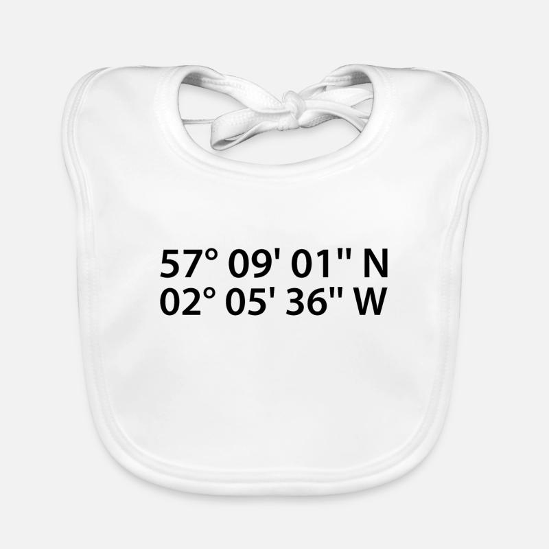 Aberdeen coordinates Organic Baby Bibs