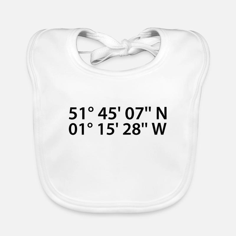 Oxford Coordinates Organic Baby Bibs