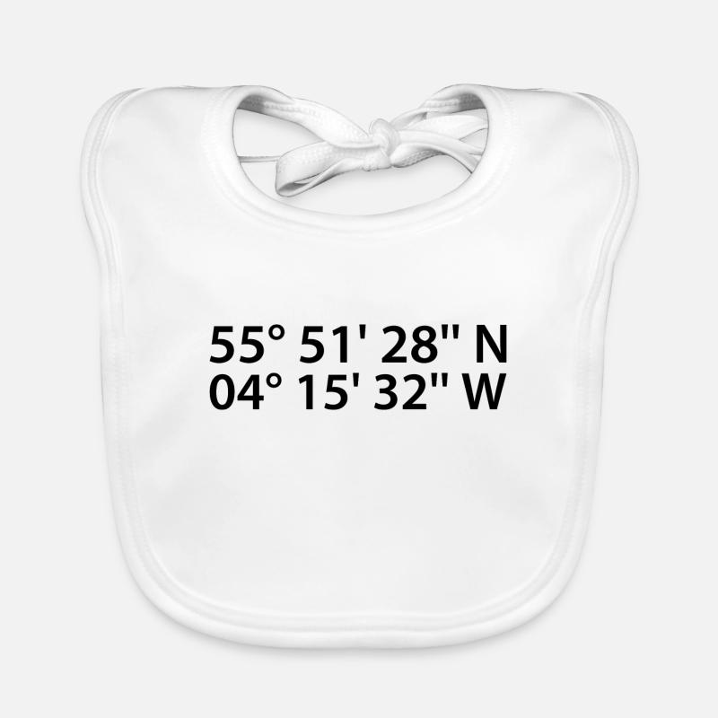 Glasgow Coordinates Organic Baby Bibs