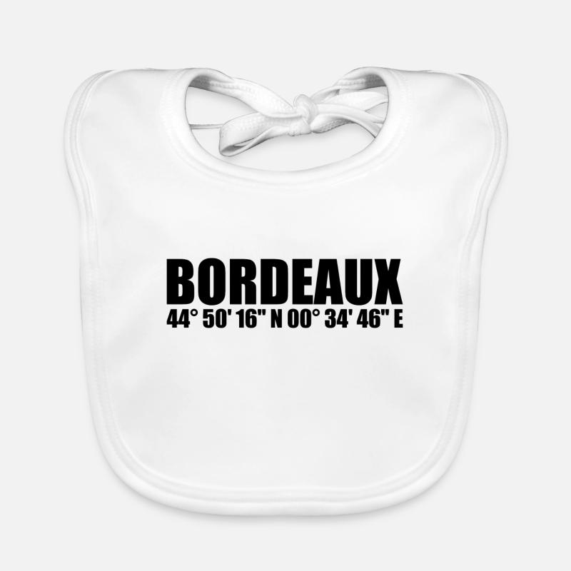 Bordeaux coordinates Organic Baby Bibs