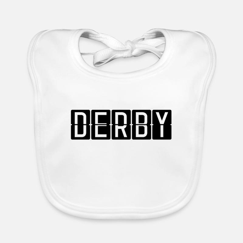 Panneau de l’aéroport de Derby Bavoir bio Bébé