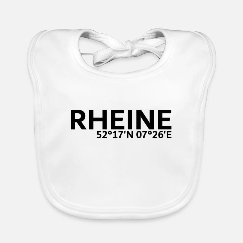 Rhine coordinates Organic Baby Bibs