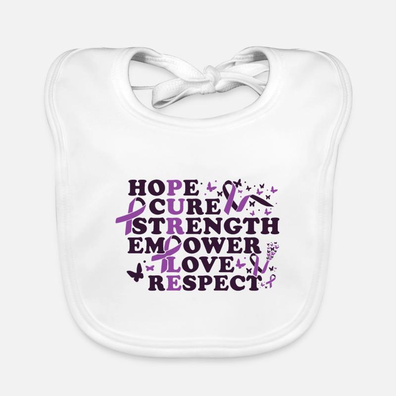 Epilepsy Awareness Organic Baby Bibs