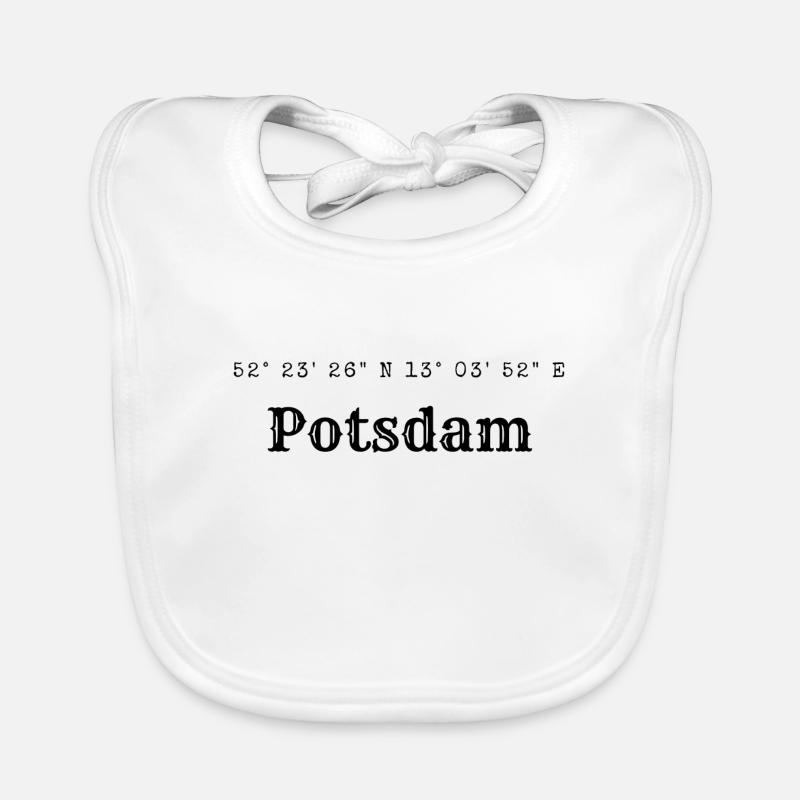 Potsdam coordinates Organic Baby Bibs