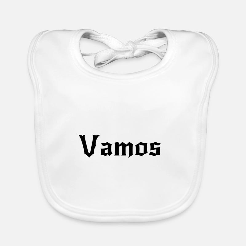 Vamos - Bavoir bio Bébé - blanc