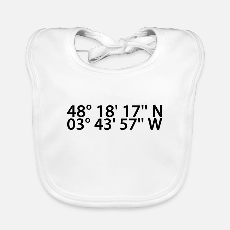 Getafe coordinates Organic Baby Bibs