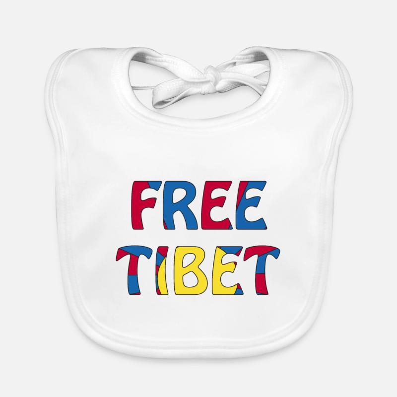 tibet libre Bavoir bio Bébé