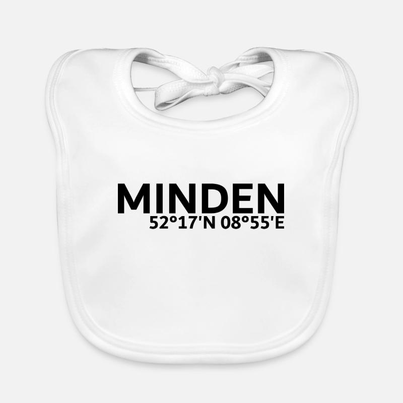 Minden coordinates Organic Baby Bibs
