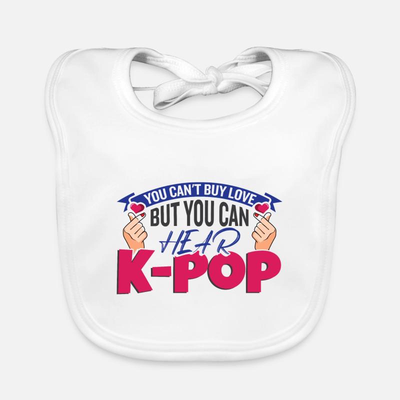 Hear K-Pop Organic Baby Bibs