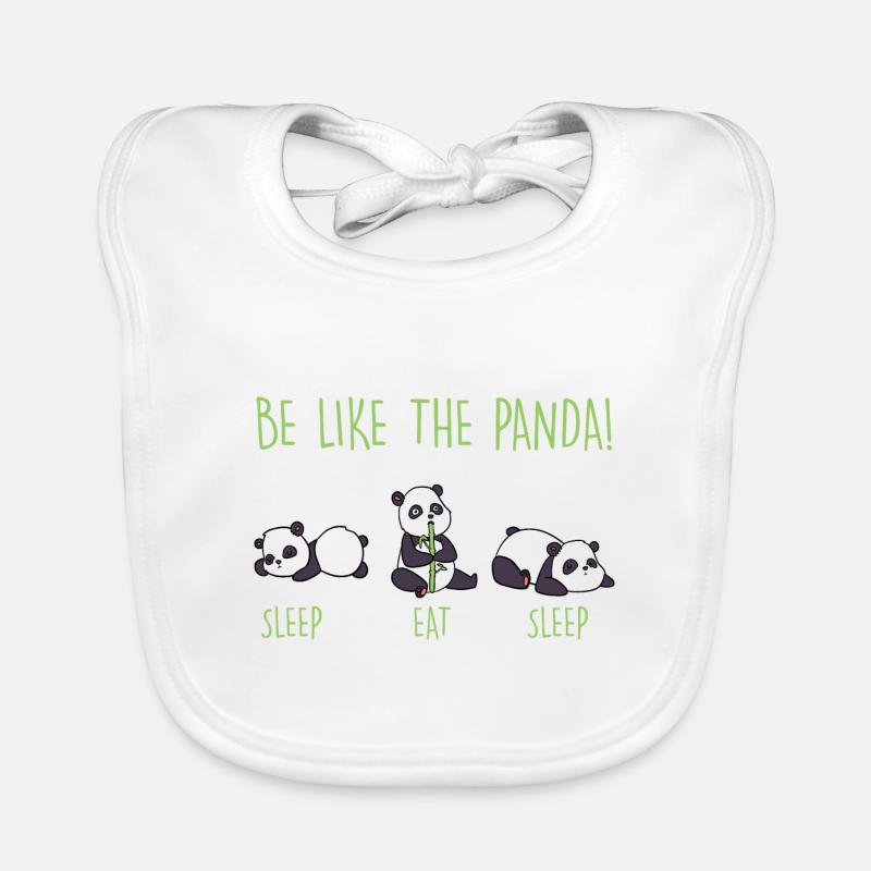 Panda Baby Bio-Lätzchen