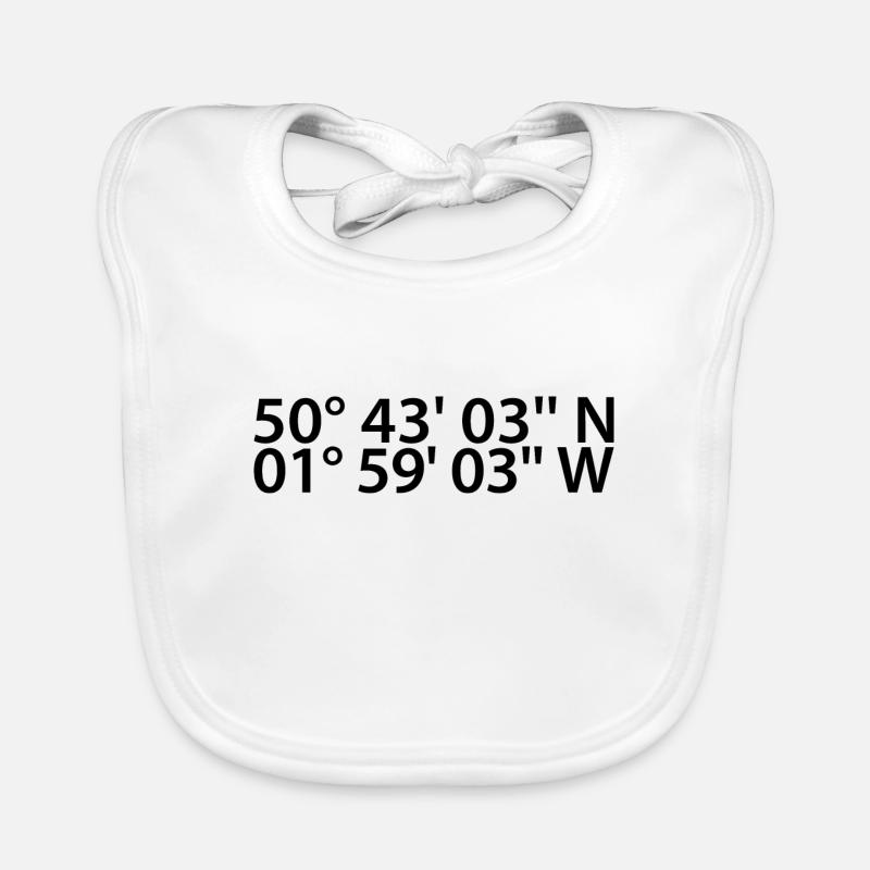 Poole coordinates Organic Baby Bibs
