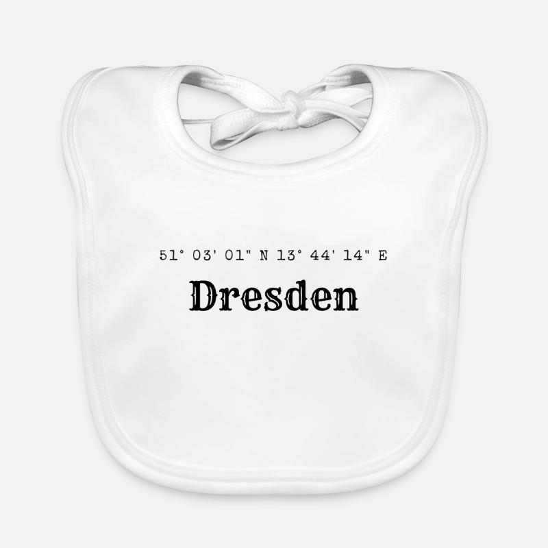 Dresden coordinates Organic Baby Bibs