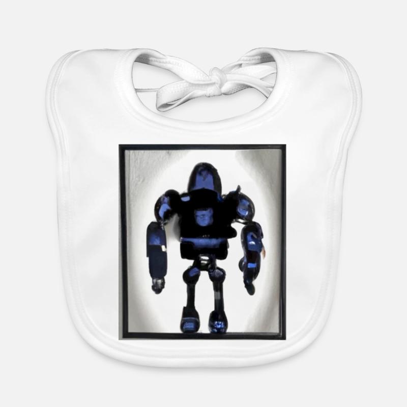 design robot attrayant Bavoir bio Bébé